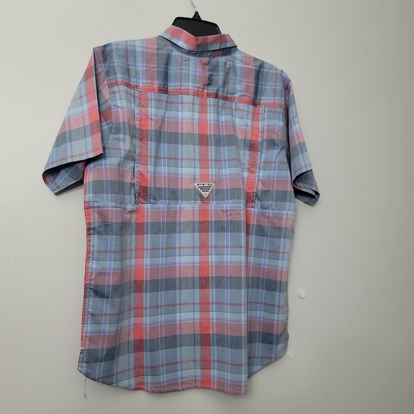 Columbia PFG Super Bonefish Plaid Short-Sleeve Woven Shirt - Picture 5 of 8
